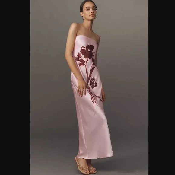 chinese dress ladies Anthropologie Saltwater Luxe Turner Sequin Maxi Dress Sz XS  Finds For You